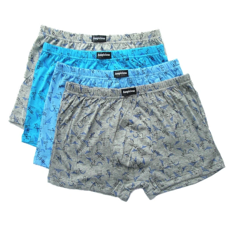 West Louis™ Cártaí Boxer Compordacha 100% Cadás, 5 phíosa, Súgradh & Fáilteach